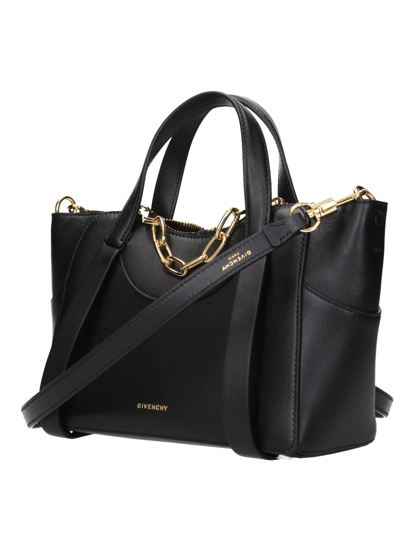 Black Leather Handbag