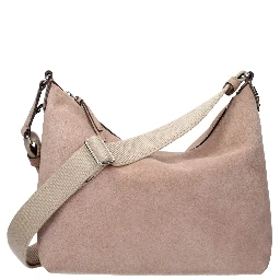 Pink Leather Crossbody Bag