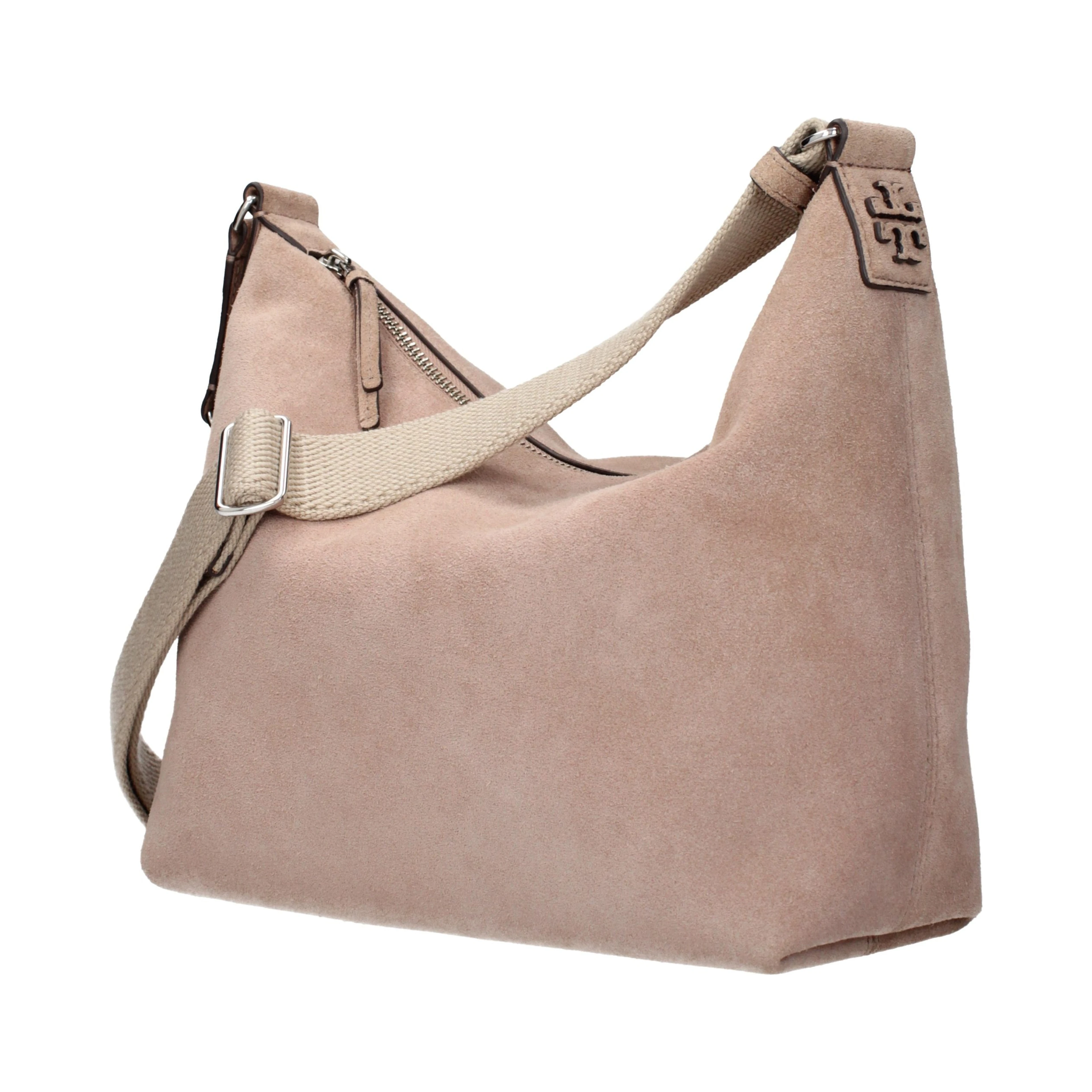 Pink Leather Crossbody Bag