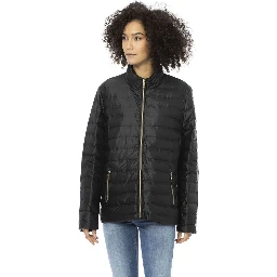 Black PU Women Jacket