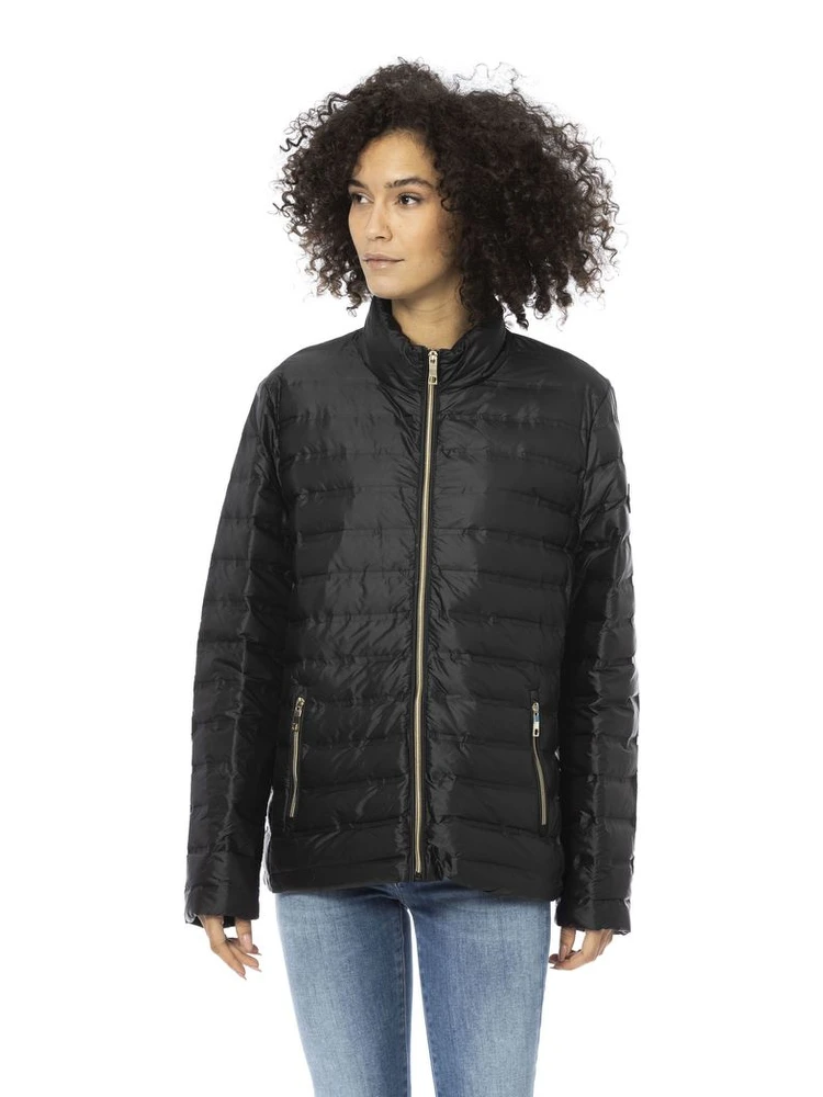 Black PU Women Jacket