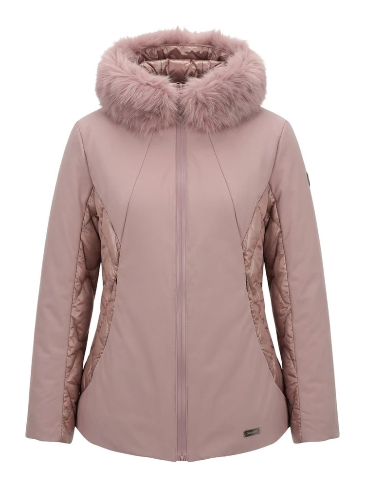 Pink Nylon Women Jacket