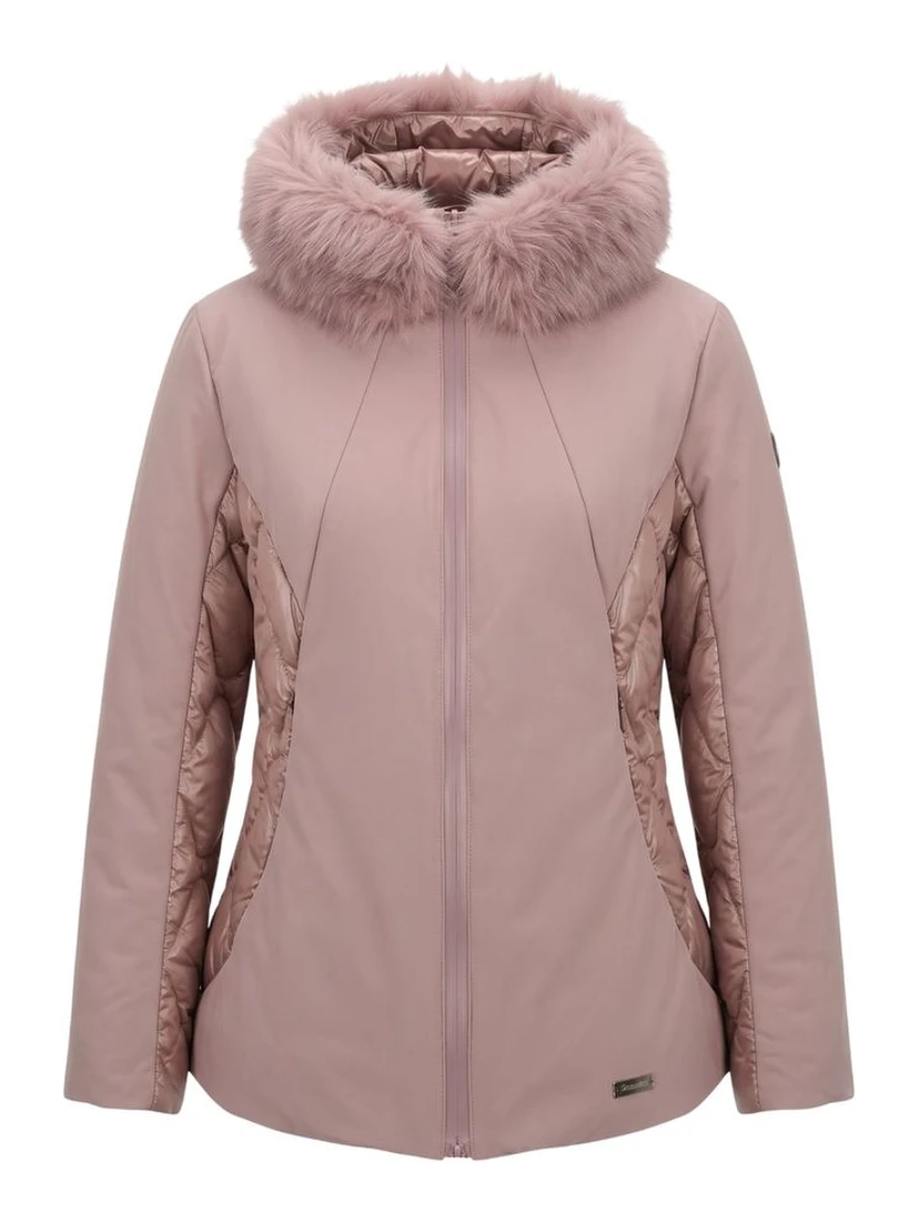 Pink Nylon Women Jacket