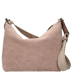 Pink Leather Crossbody Bag