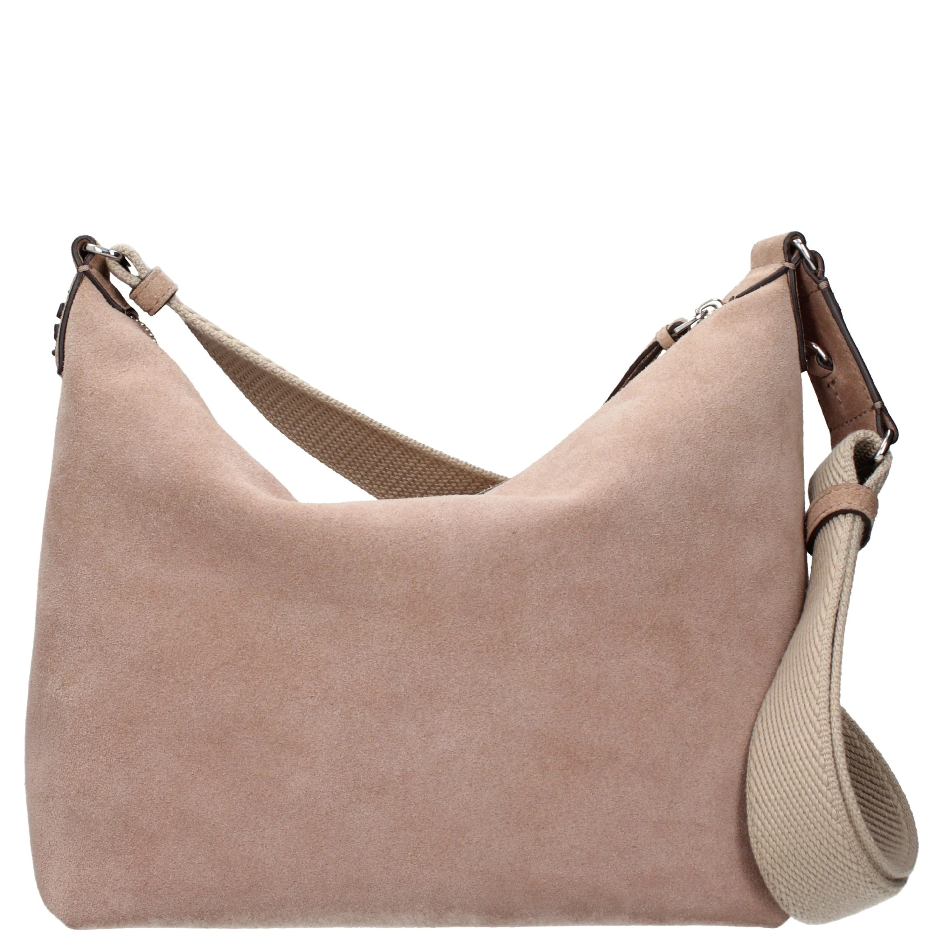 Pink Leather Crossbody Bag