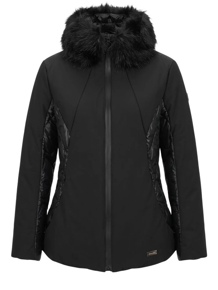 Black Nylon Women Jacket