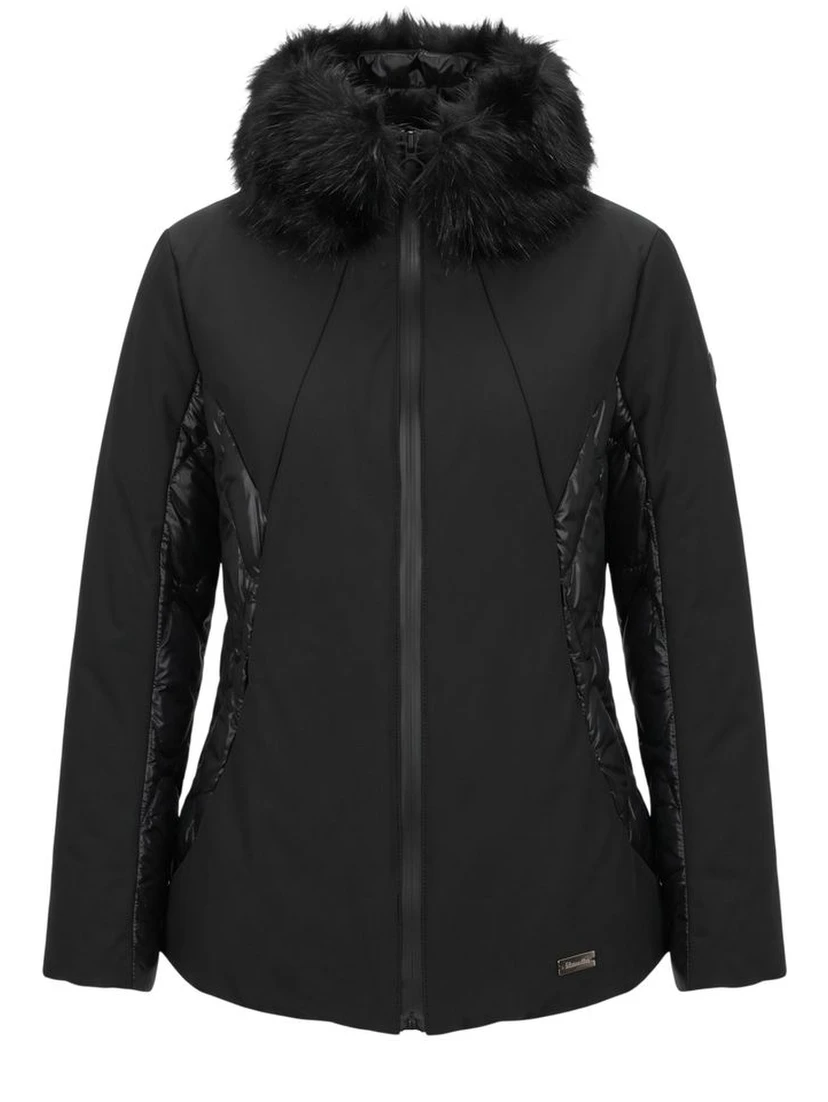 Black Nylon Women Jacket