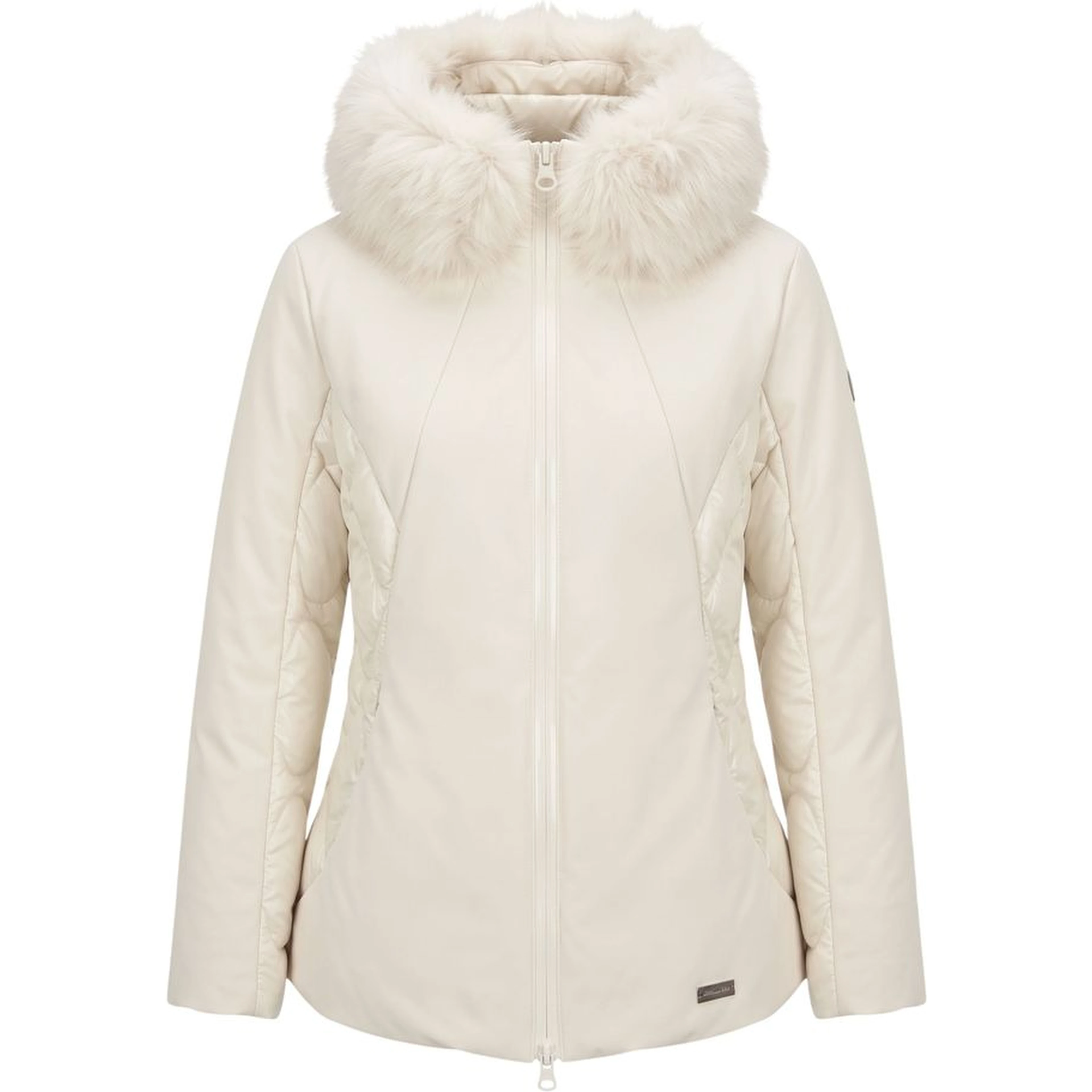 White Nylon Women Jacket