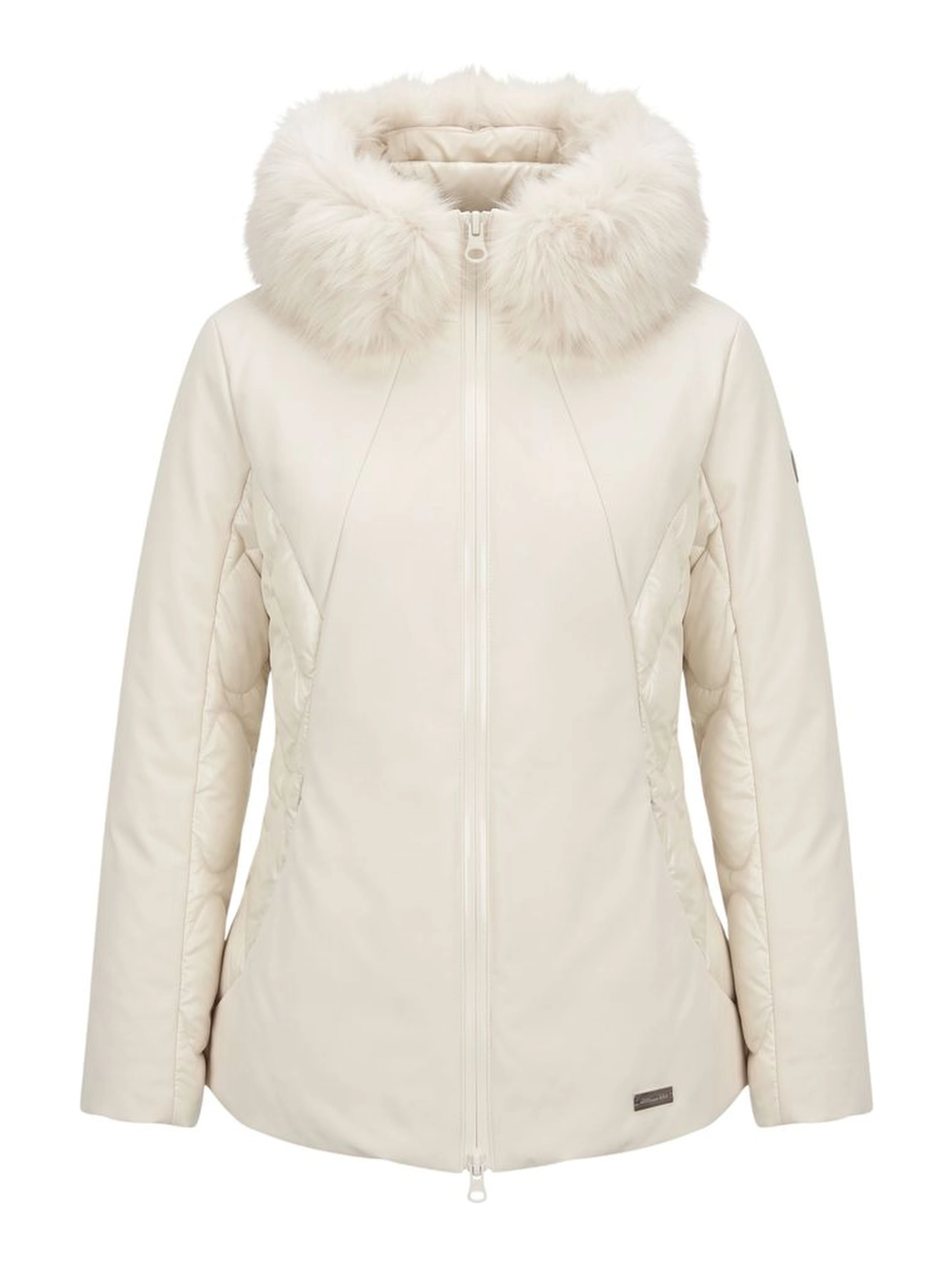 White Nylon Women Jacket