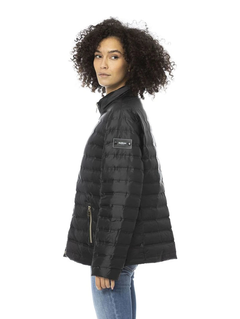Black PU Women Jacket