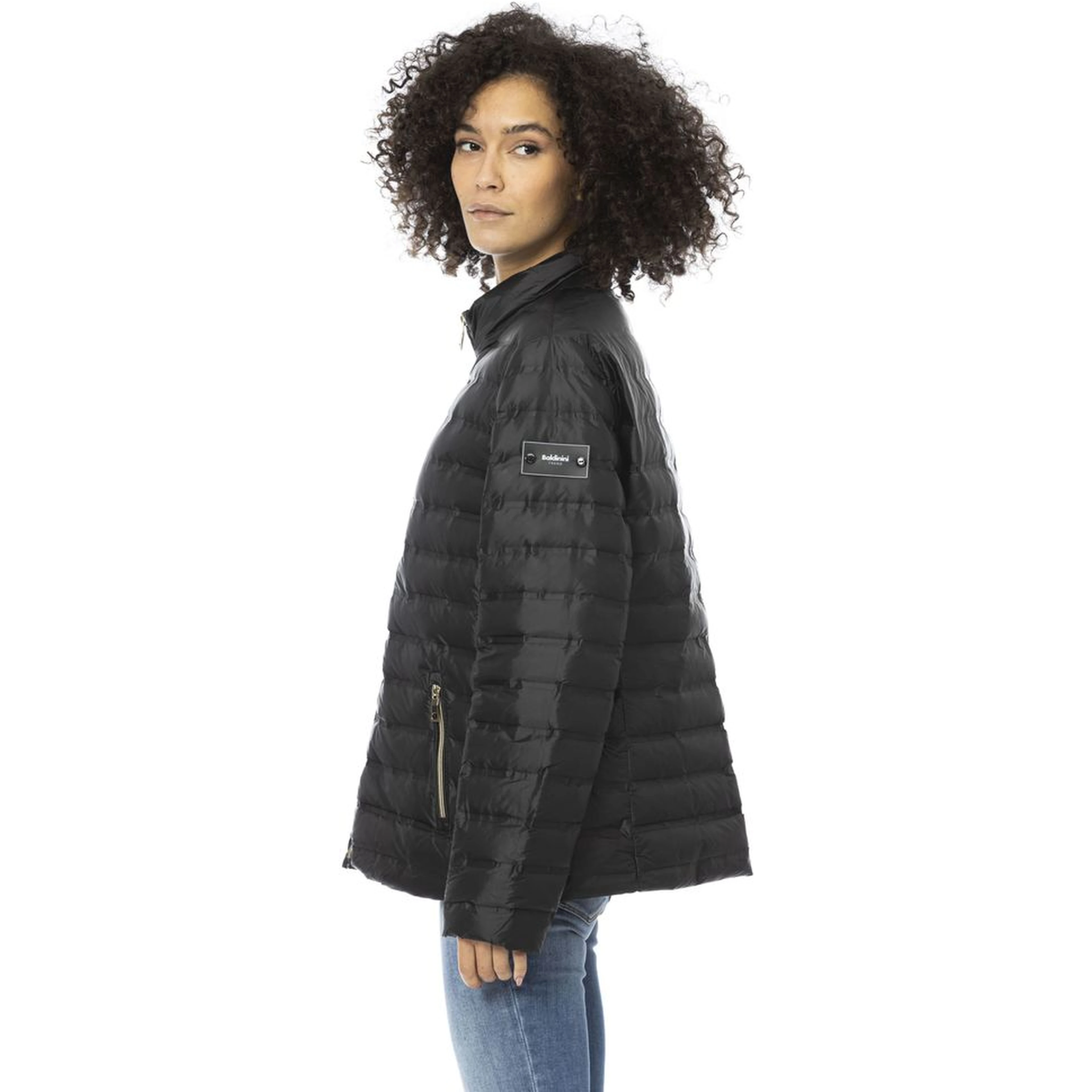 Black PU Women Jacket