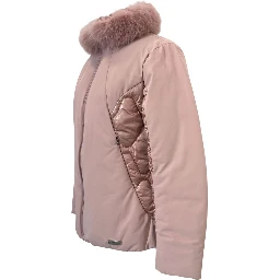Pink Nylon Women Jacket