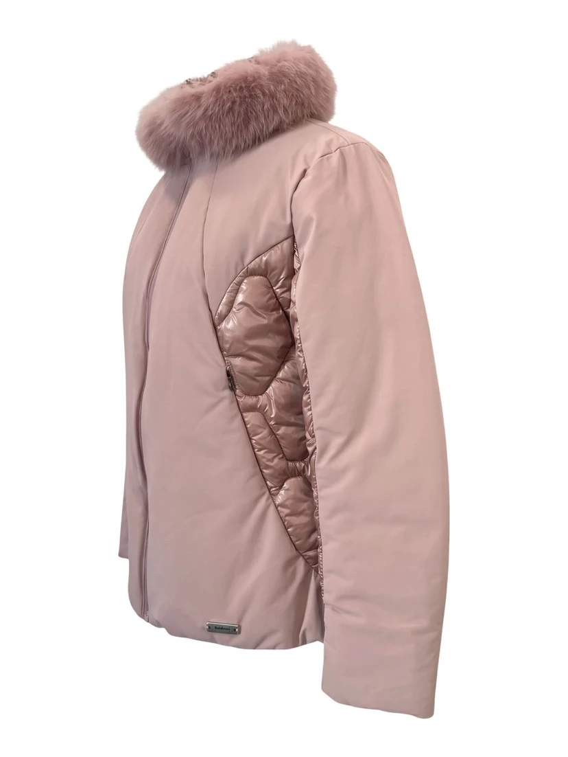 Pink Nylon Women Jacket