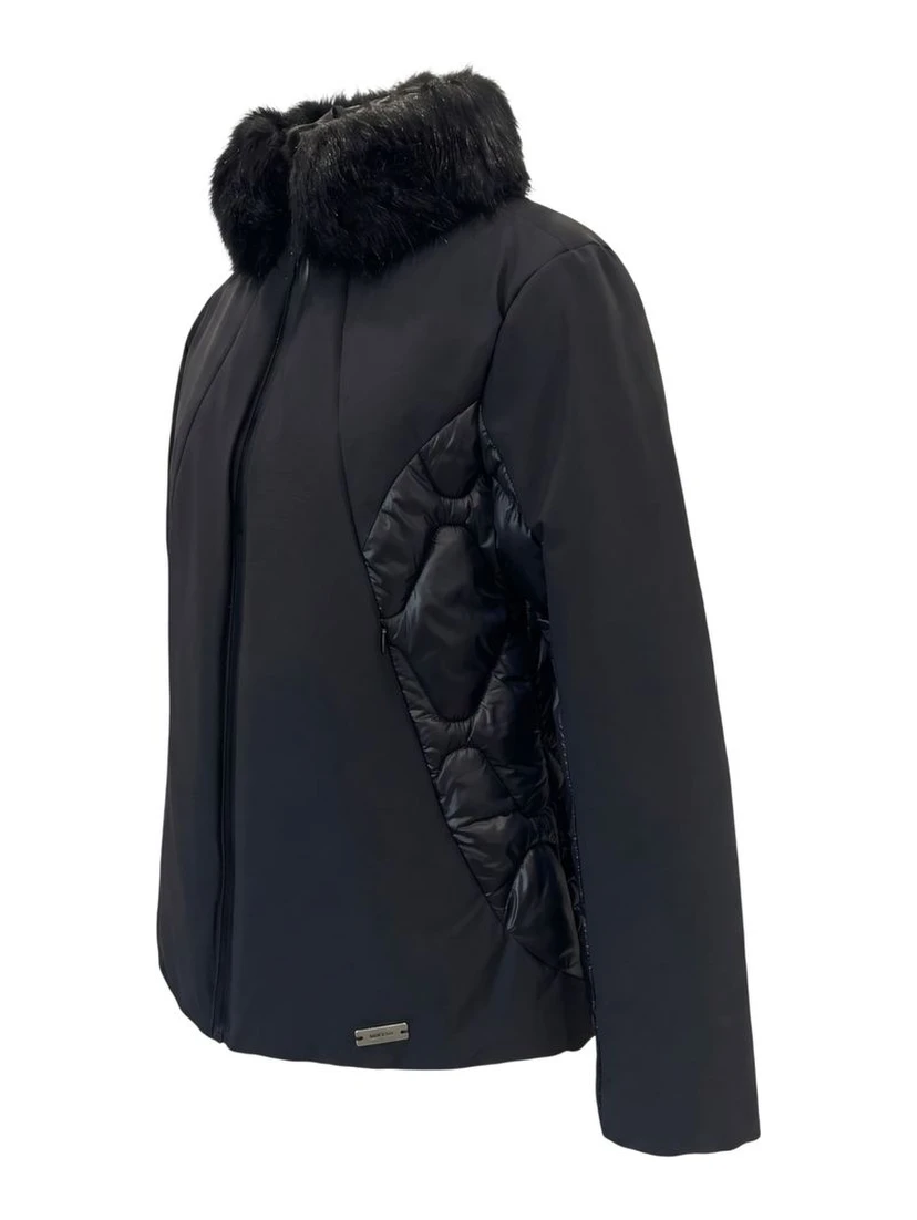 Black Nylon Women Jacket
