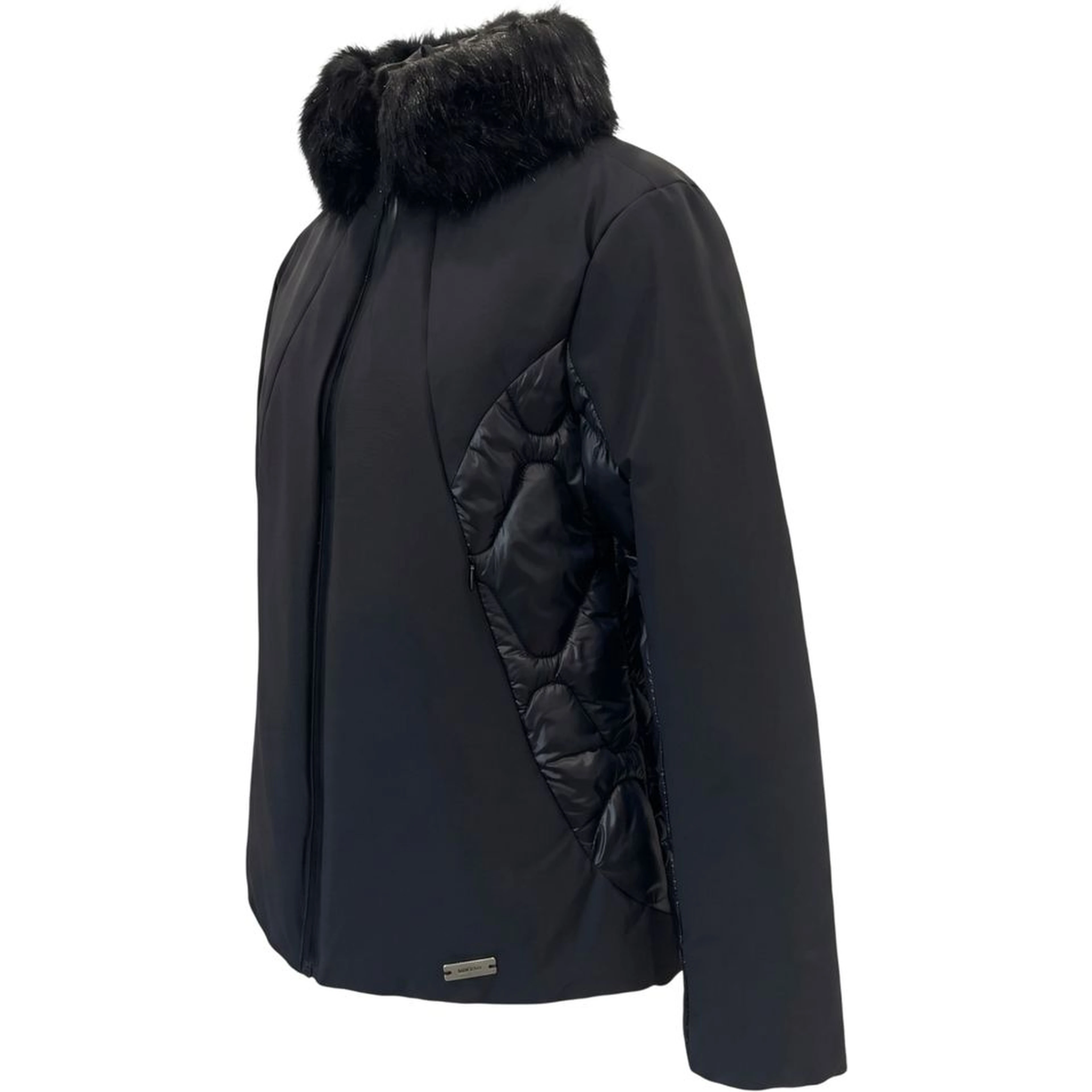 Black Nylon Women Jacket