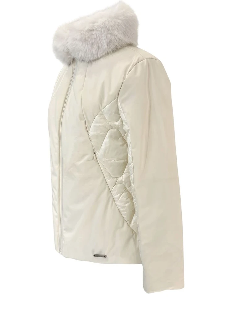 White Nylon Women Jacket alternative