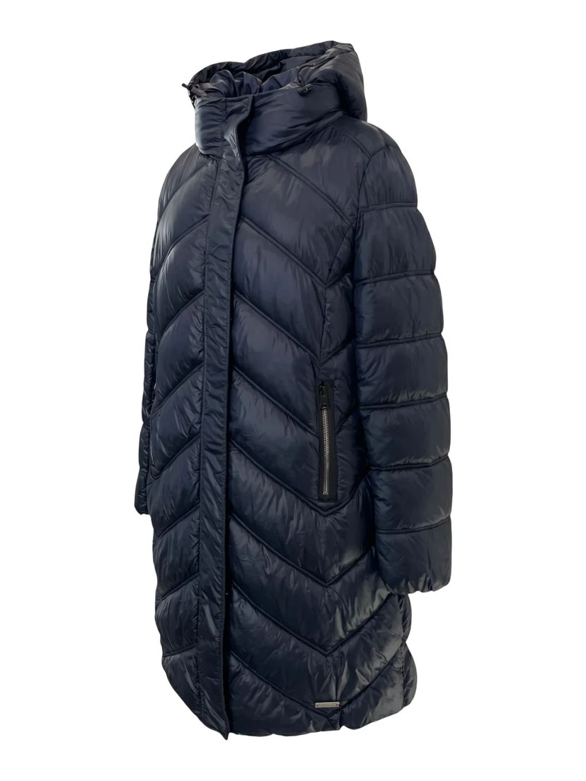 Blue Nylon Women Jacket