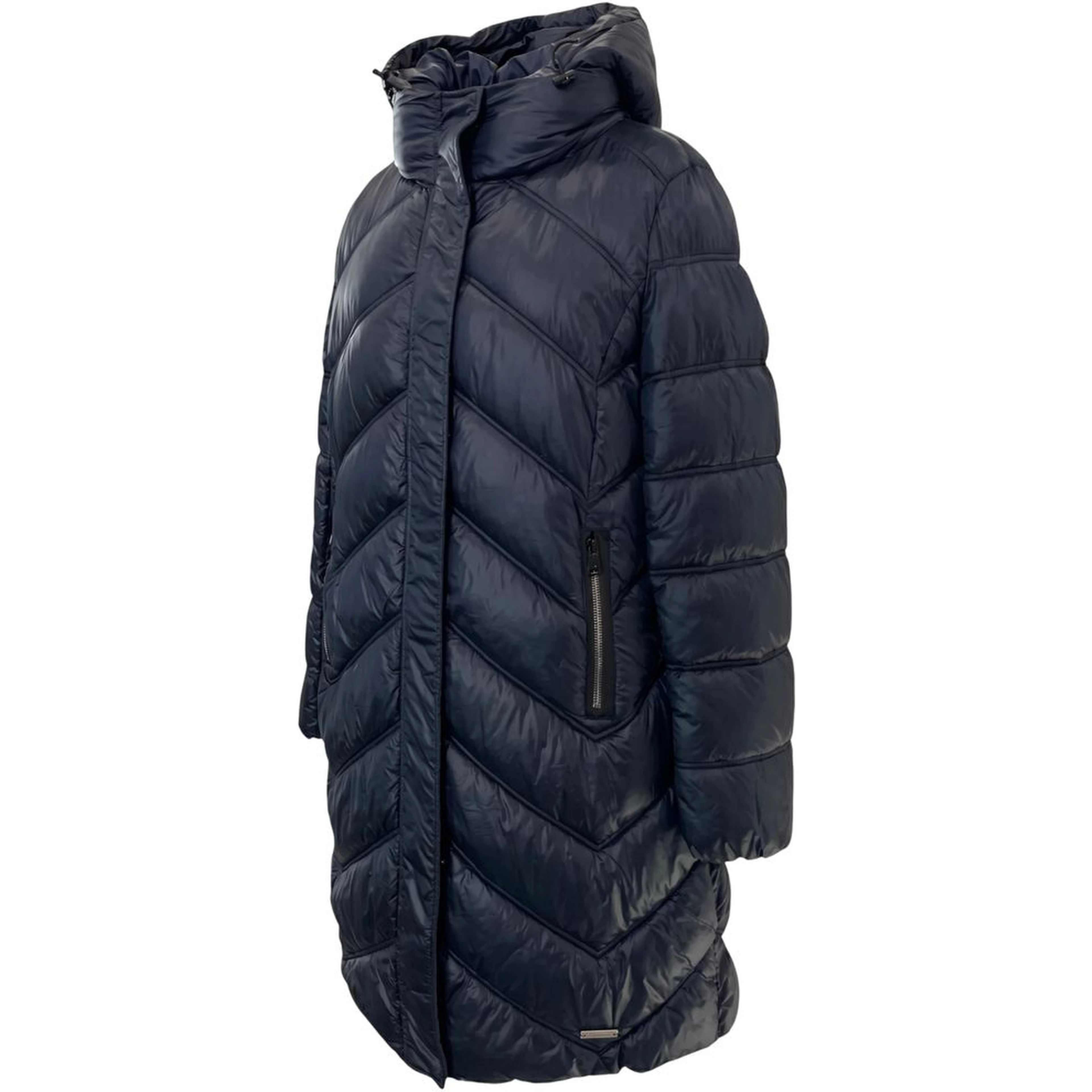 Blue Nylon Women Jacket
