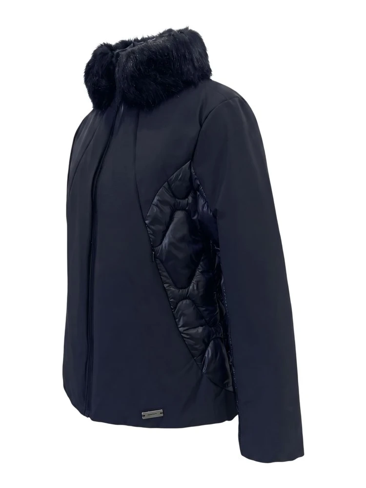 Blue Nylon Women Jacket alternative