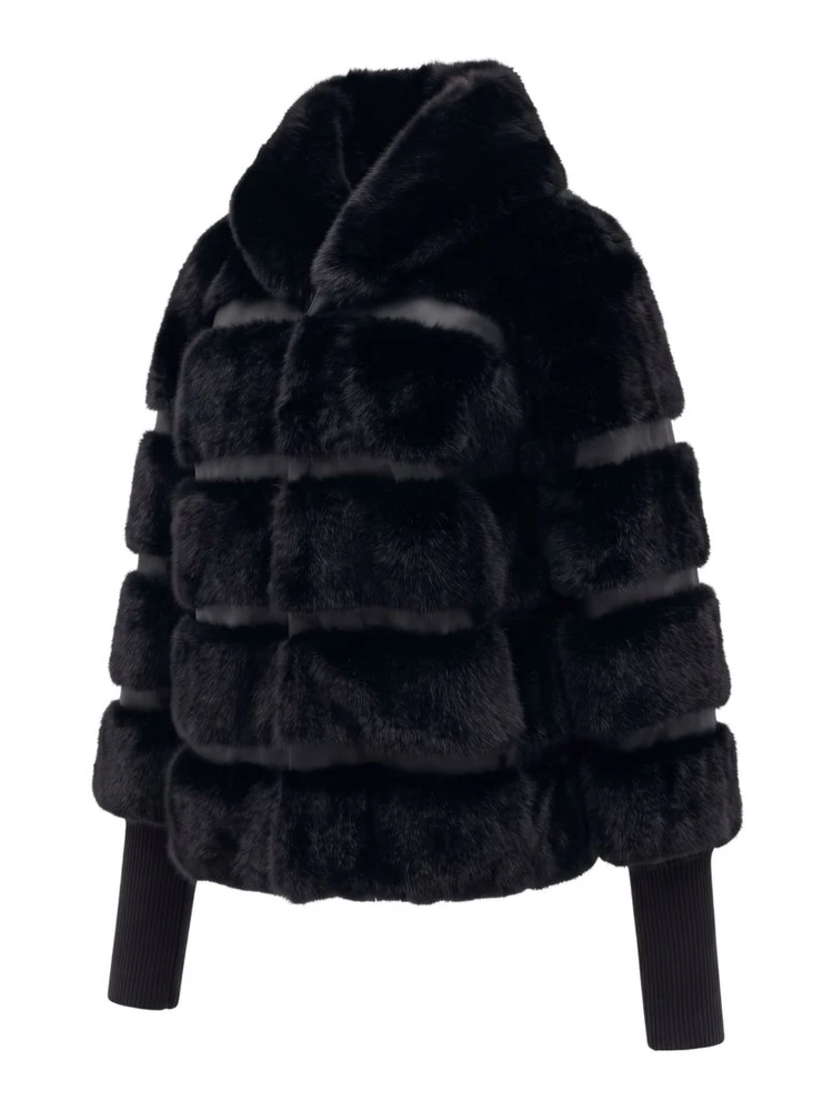 Black Polyester Women Jacket alternative