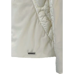 White Nylon Women Jacket