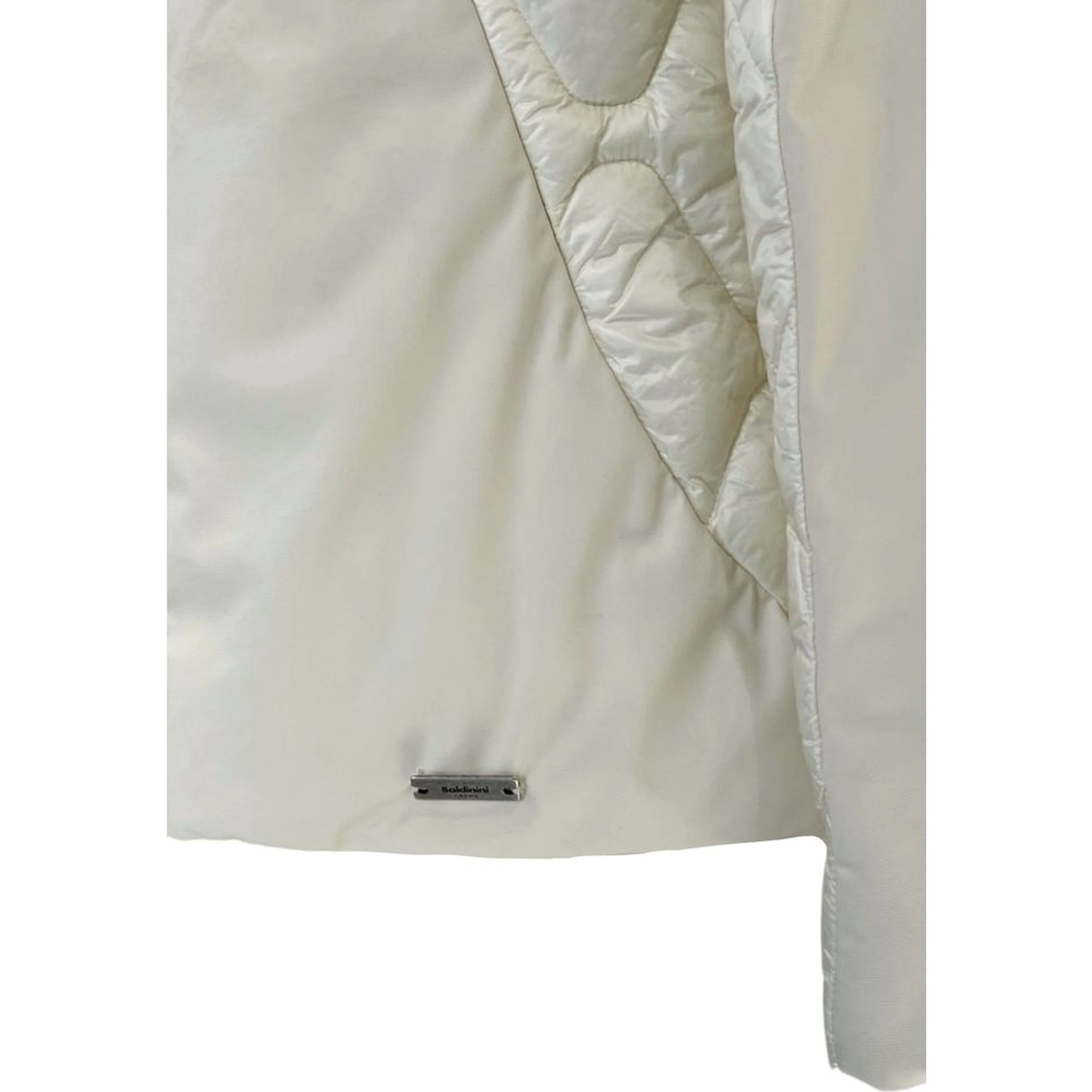 White Nylon Women Jacket