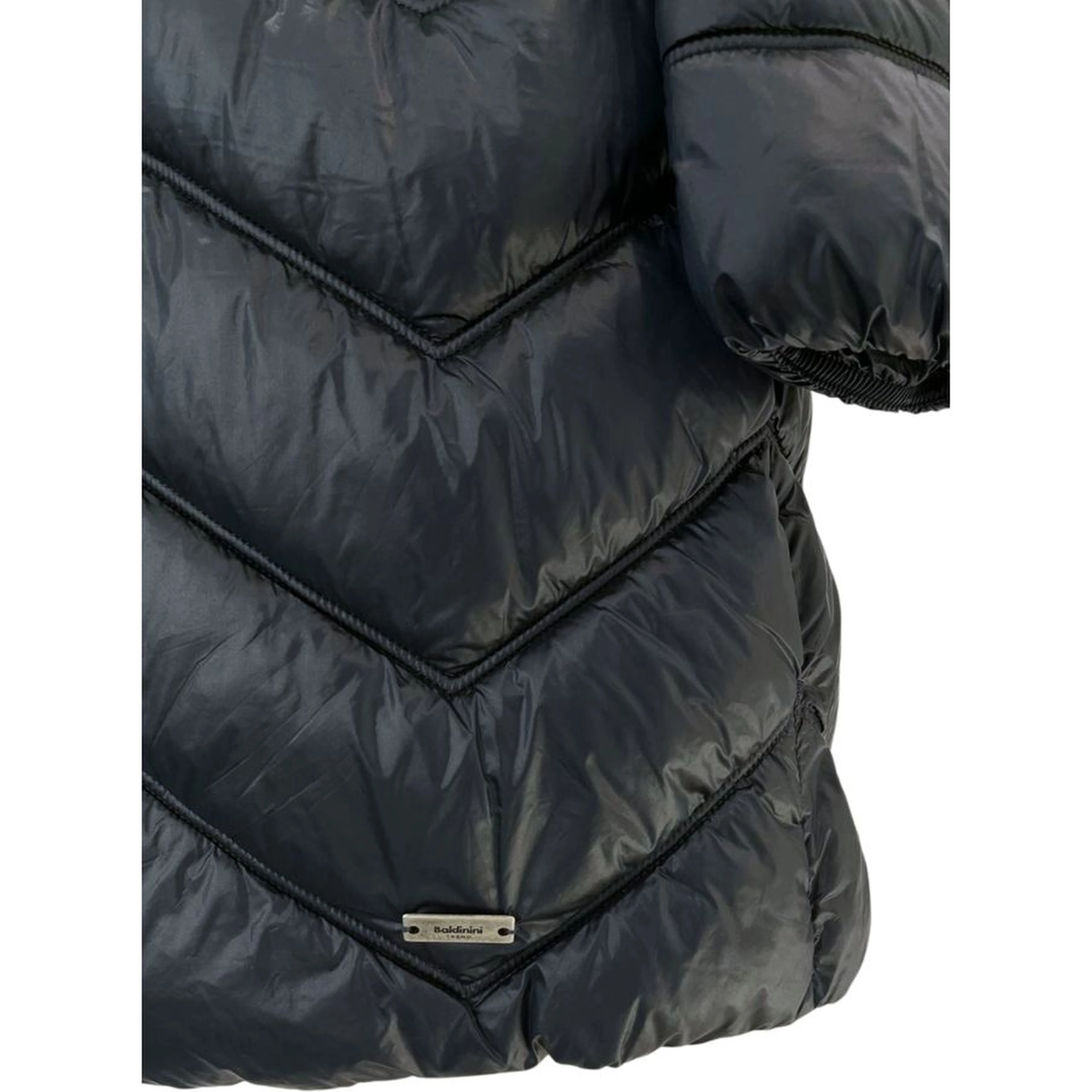 Blue Nylon Women Jacket