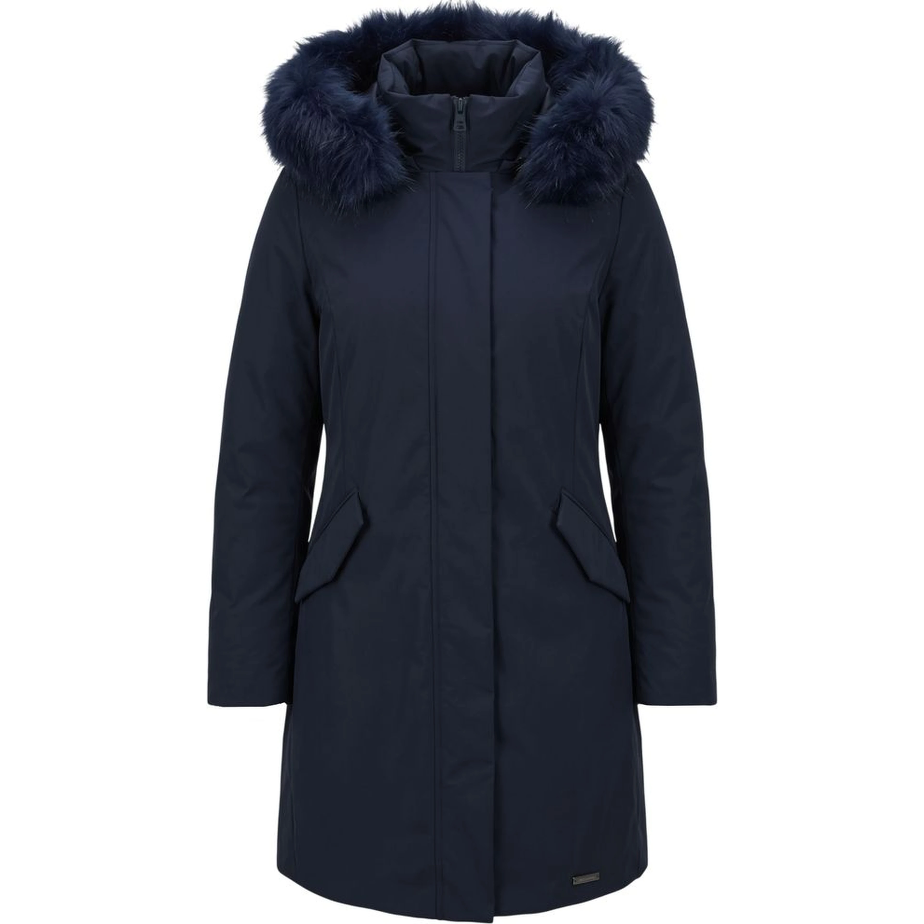 Blue Nylon Women Jacket