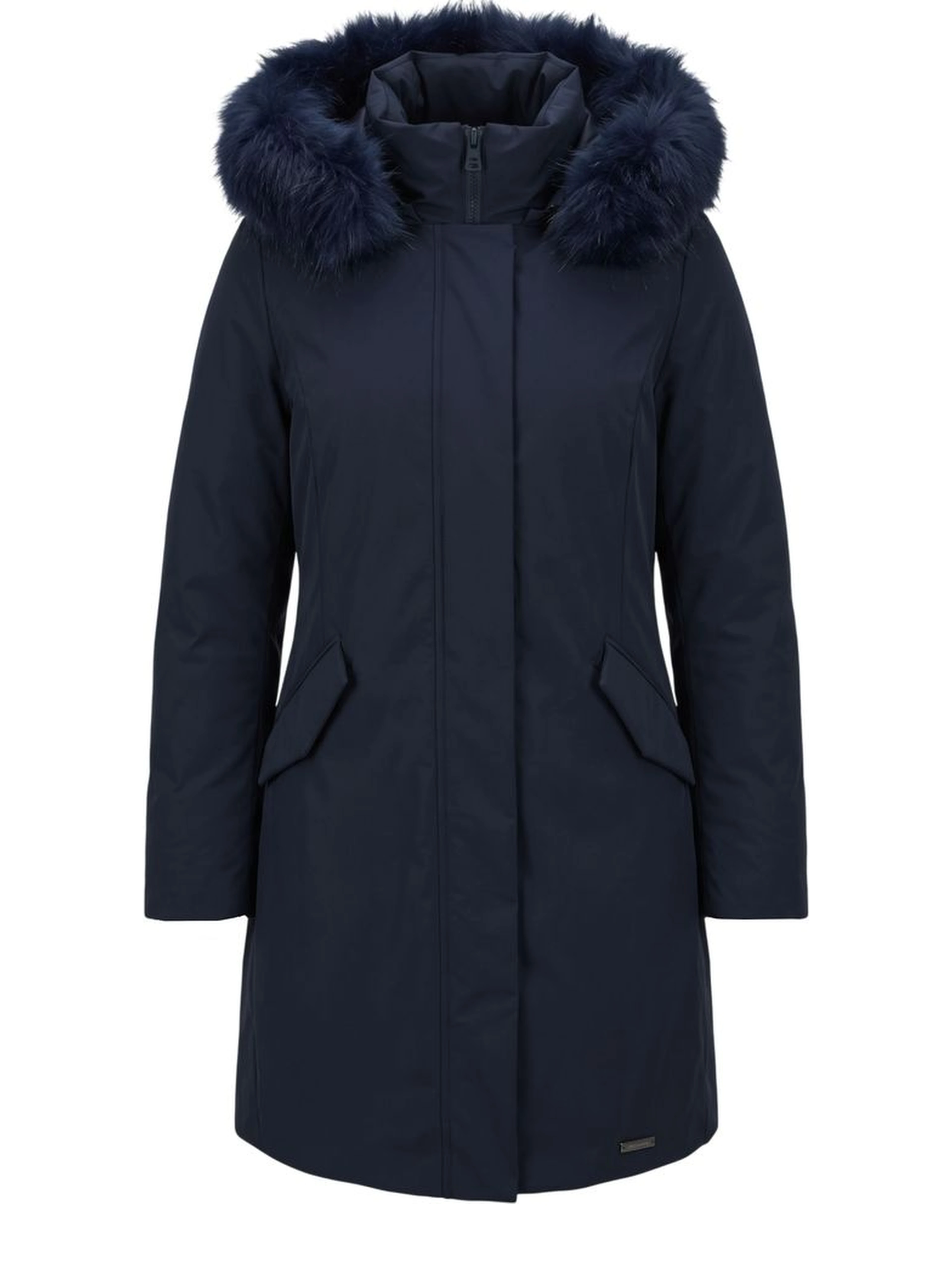 Blue Nylon Women Jacket