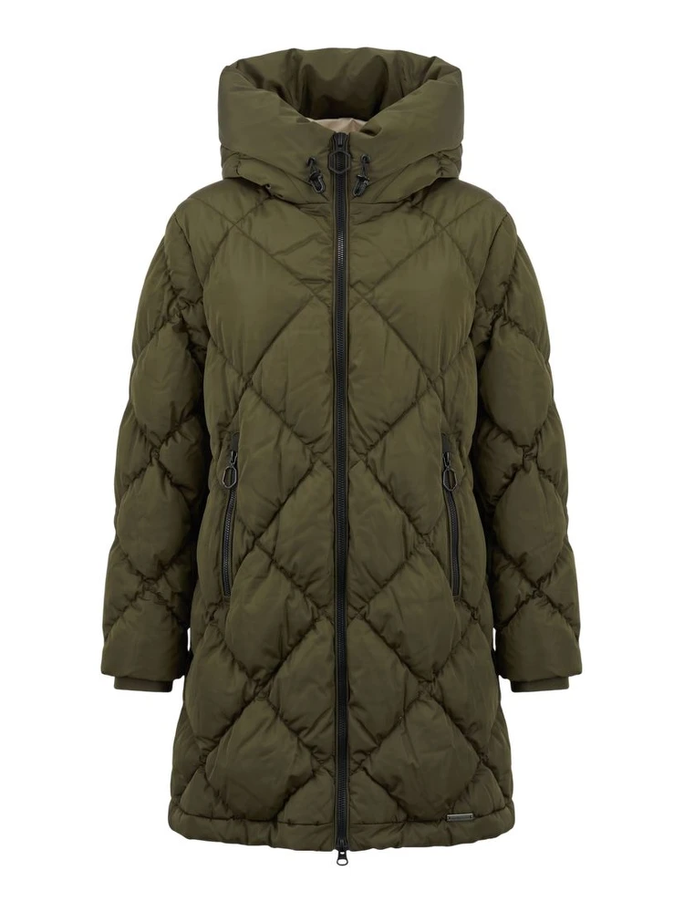 Green Polyester Women Jacket