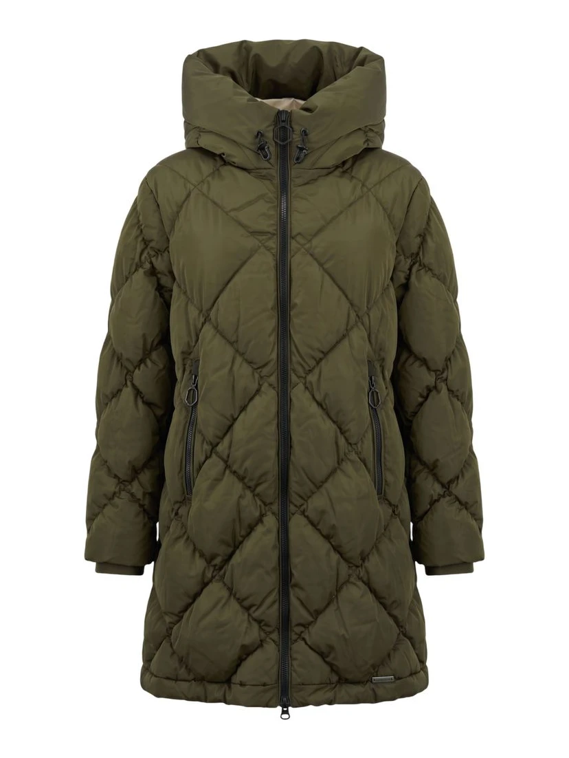 Green Polyester Women Jacket
