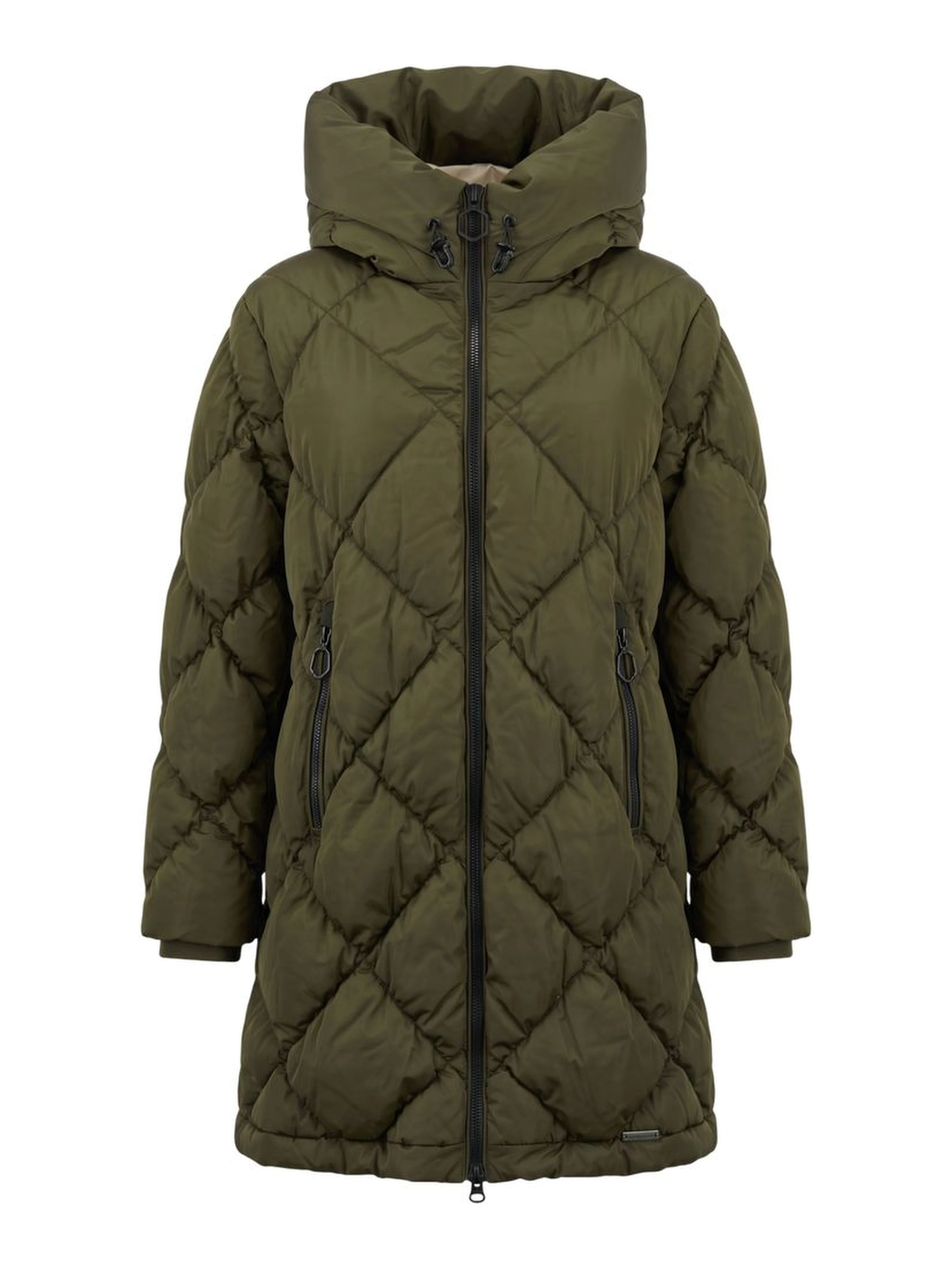 Green Polyester Women Jacket