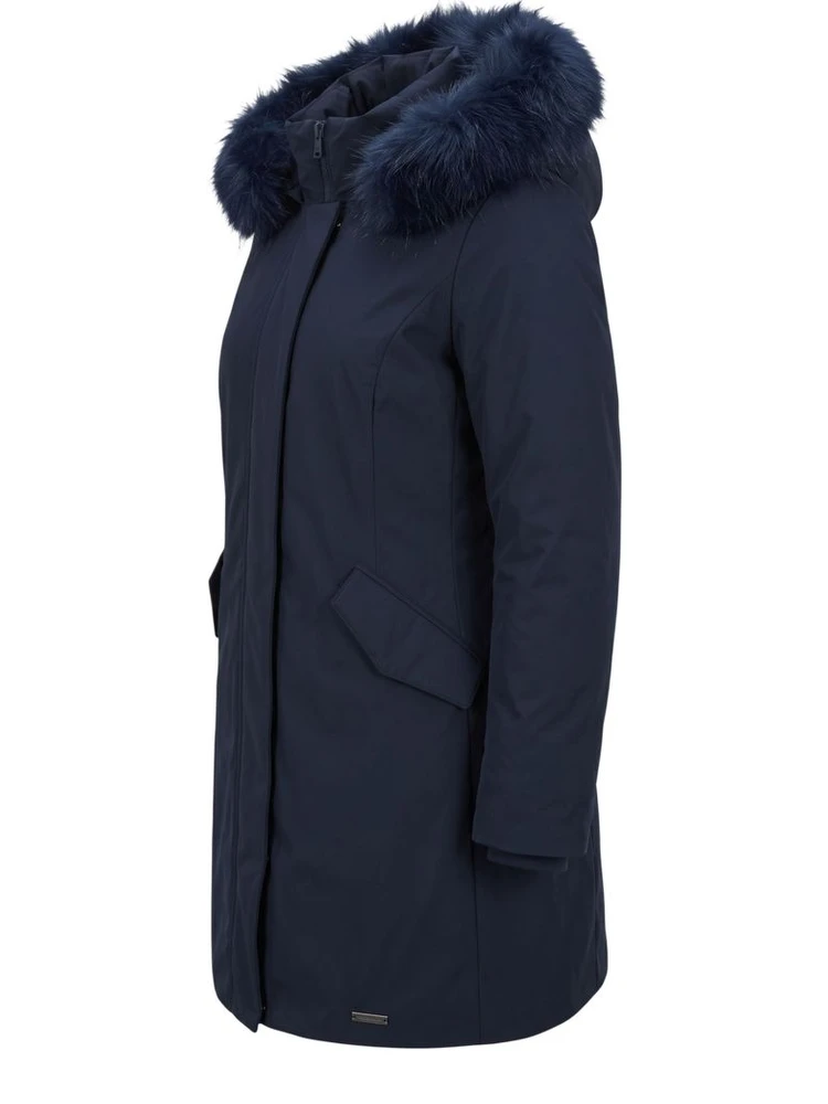 Blue Nylon Women Jacket alternative
