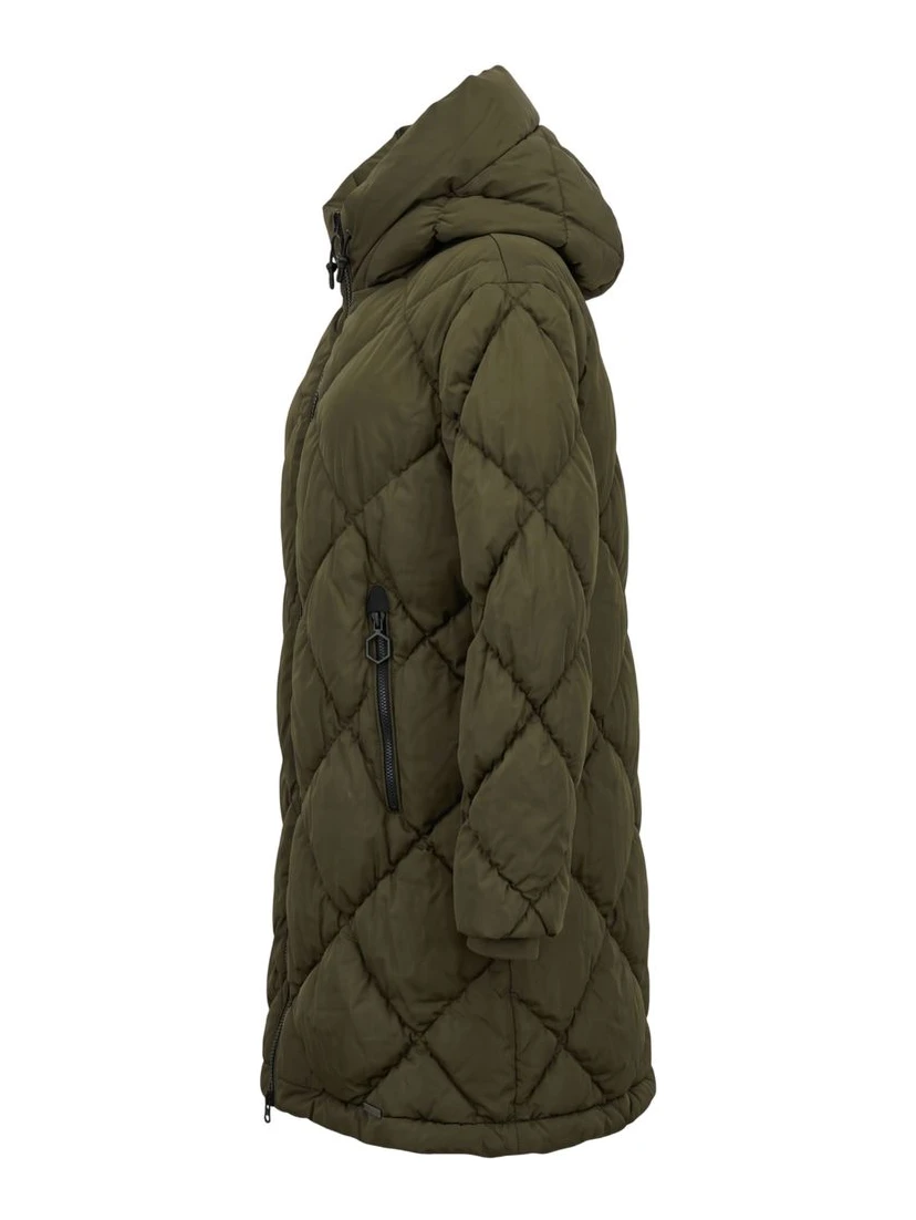Green Polyester Women Jacket