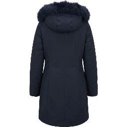 Blue Nylon Women Jacket