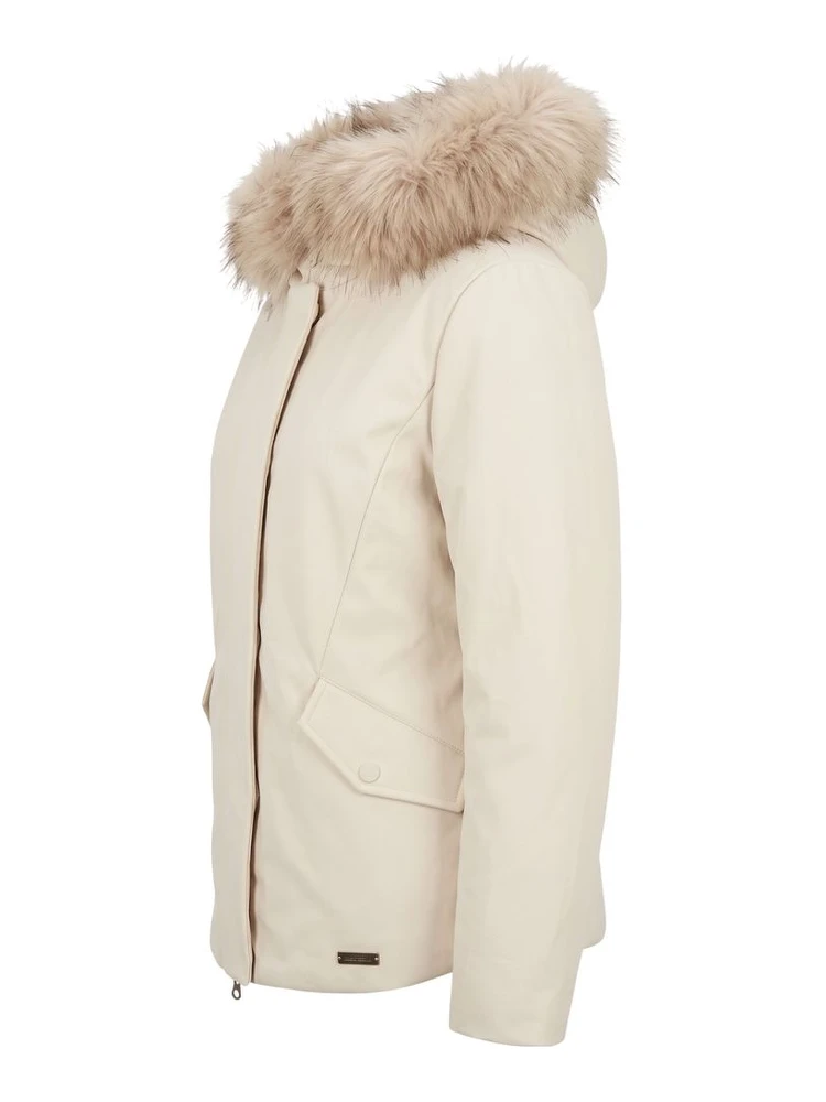 White Nylon Women Jacket alternative