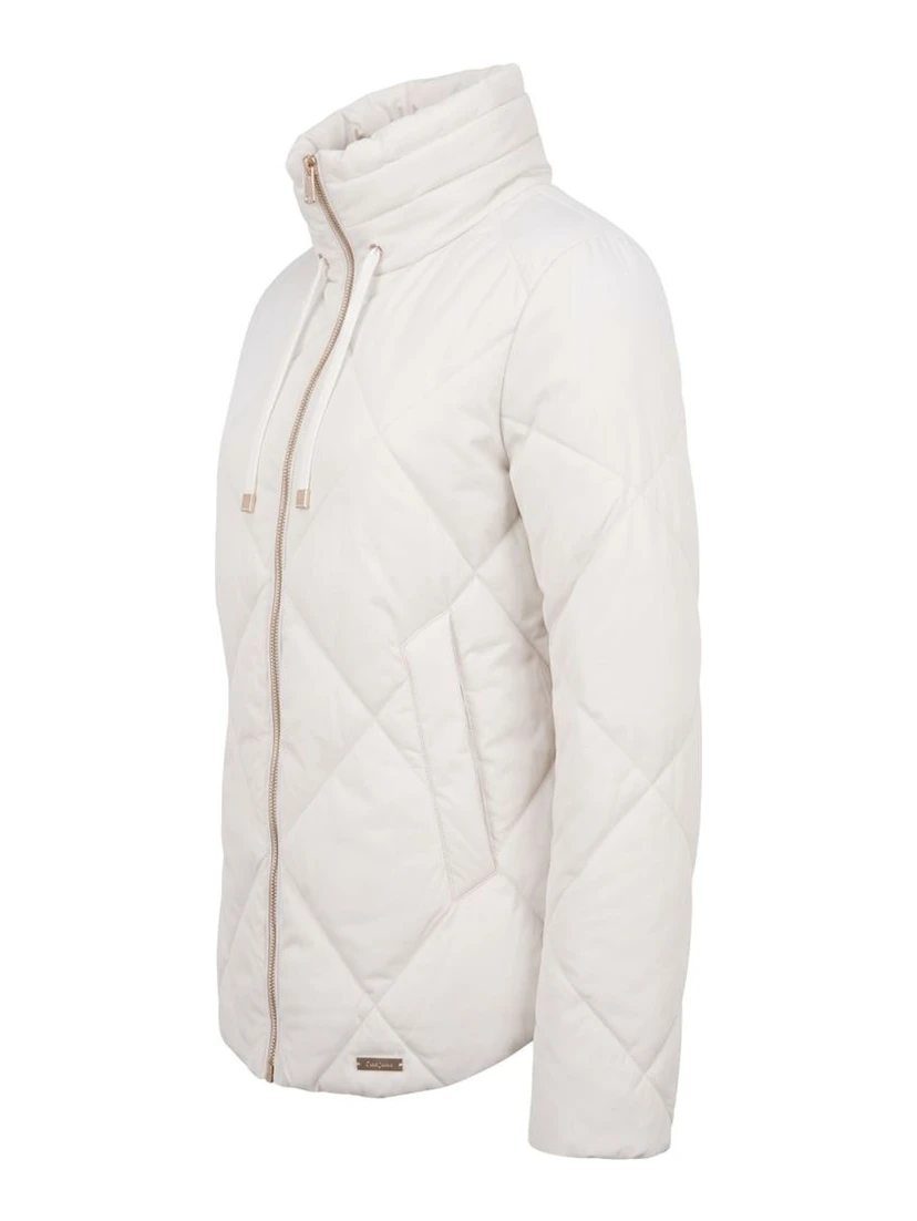 White Polyester Women Jacket