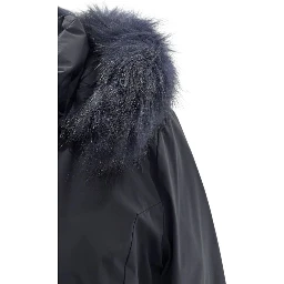 Blue Nylon Women Jacket