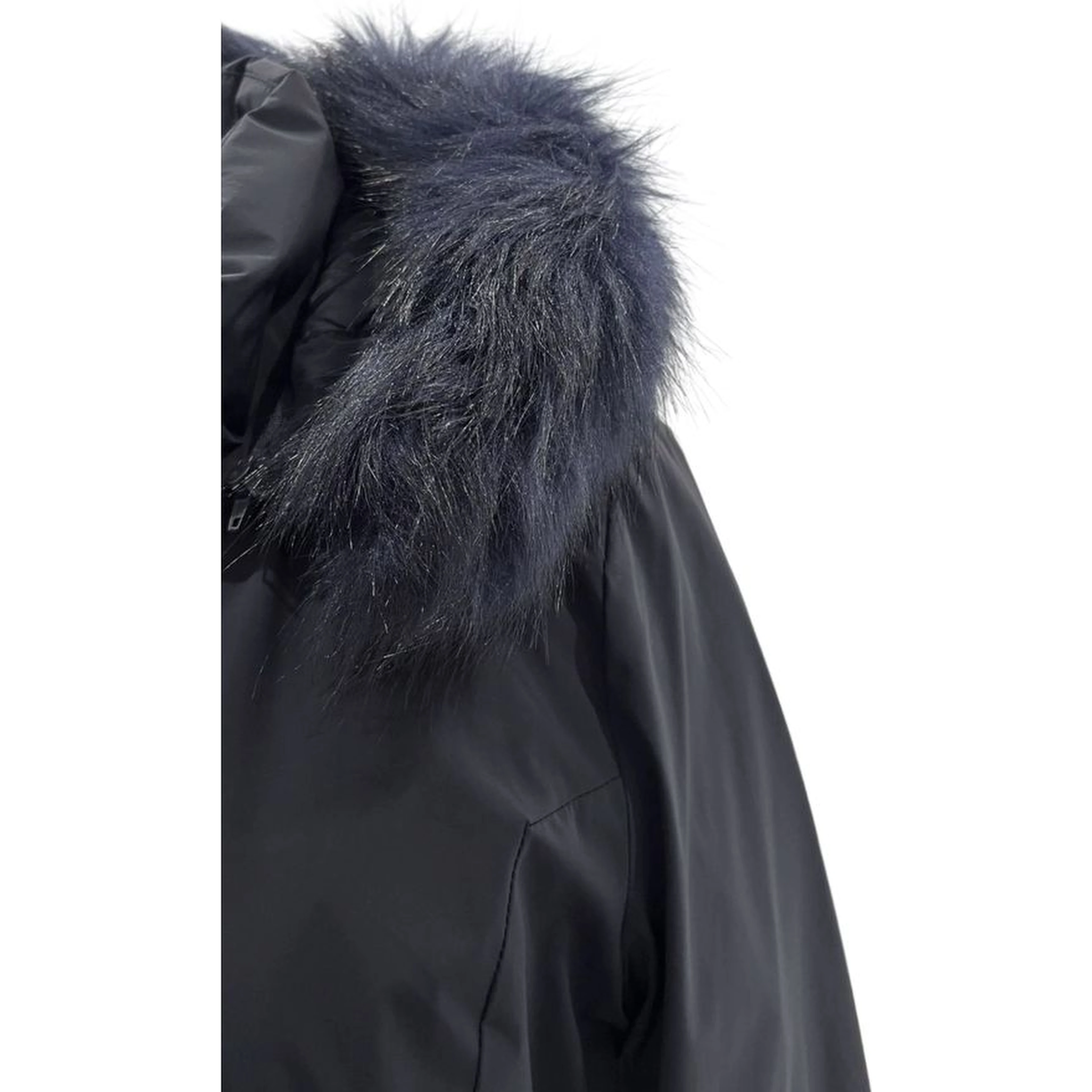Blue Nylon Women Jacket
