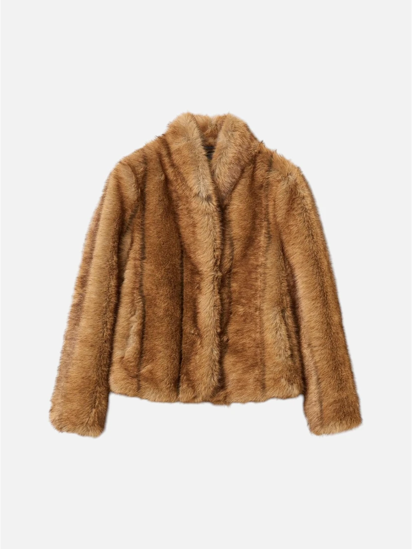 TWINSET fur coat