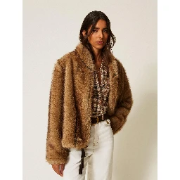 TWINSET fur coat