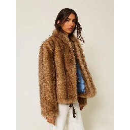 TWINSET fur coat