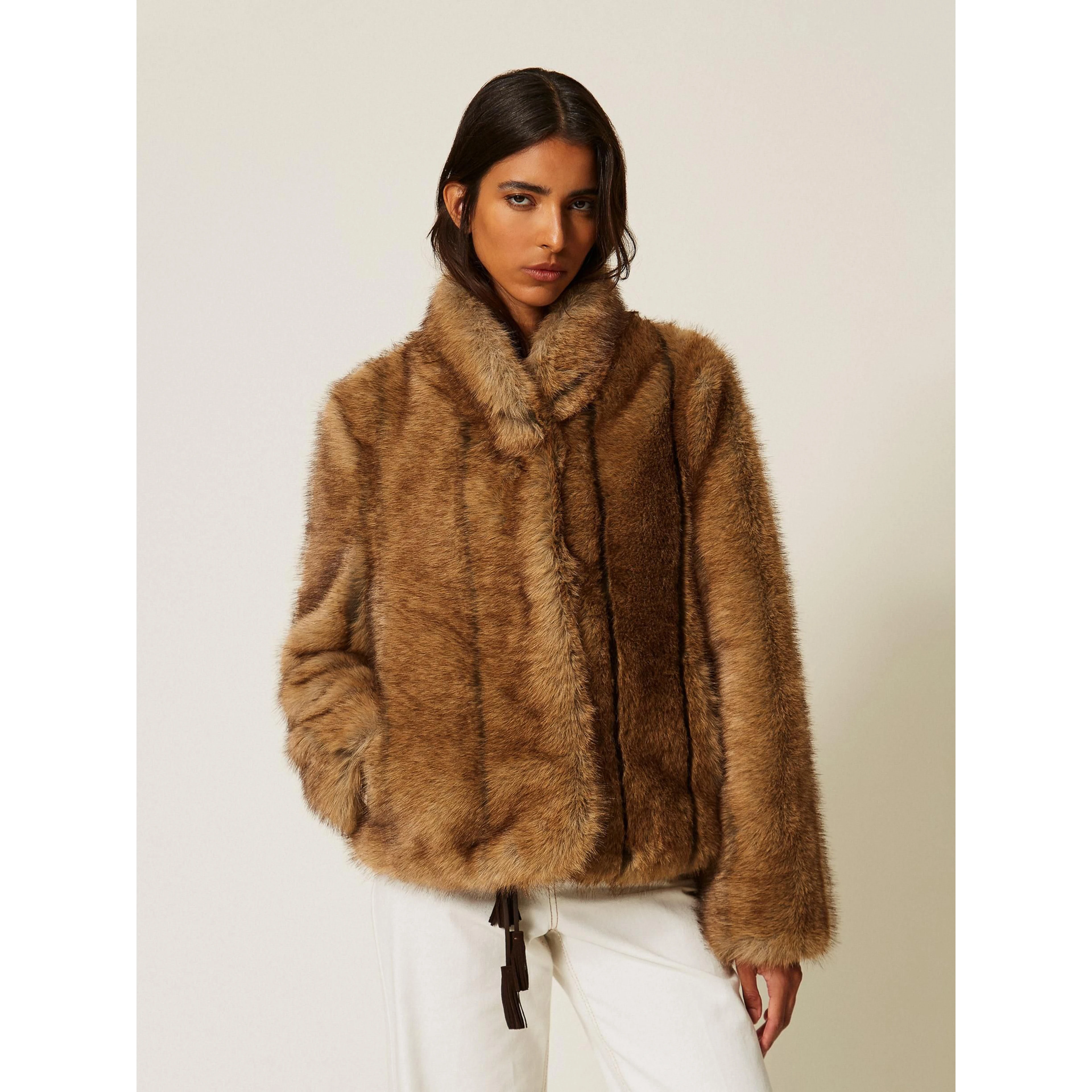 TWINSET fur coat