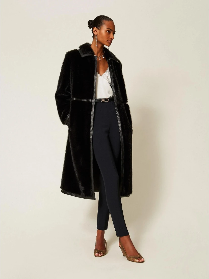 TWINSET fur coat