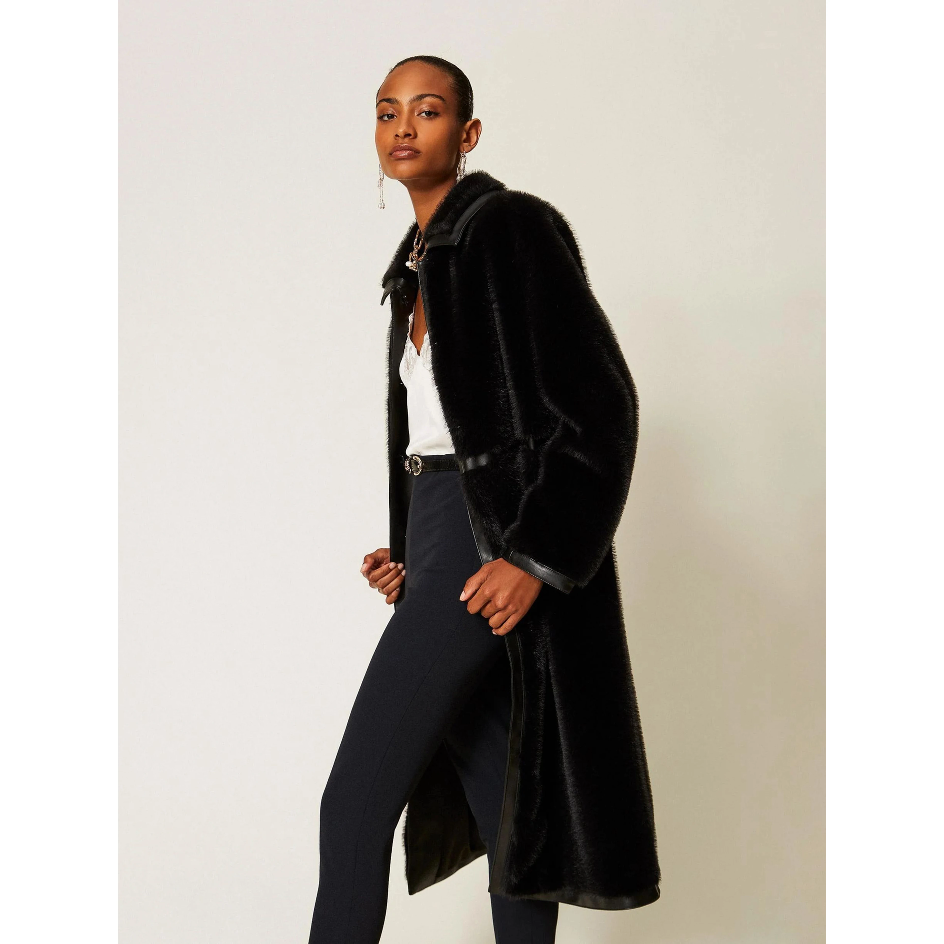 TWINSET fur coat