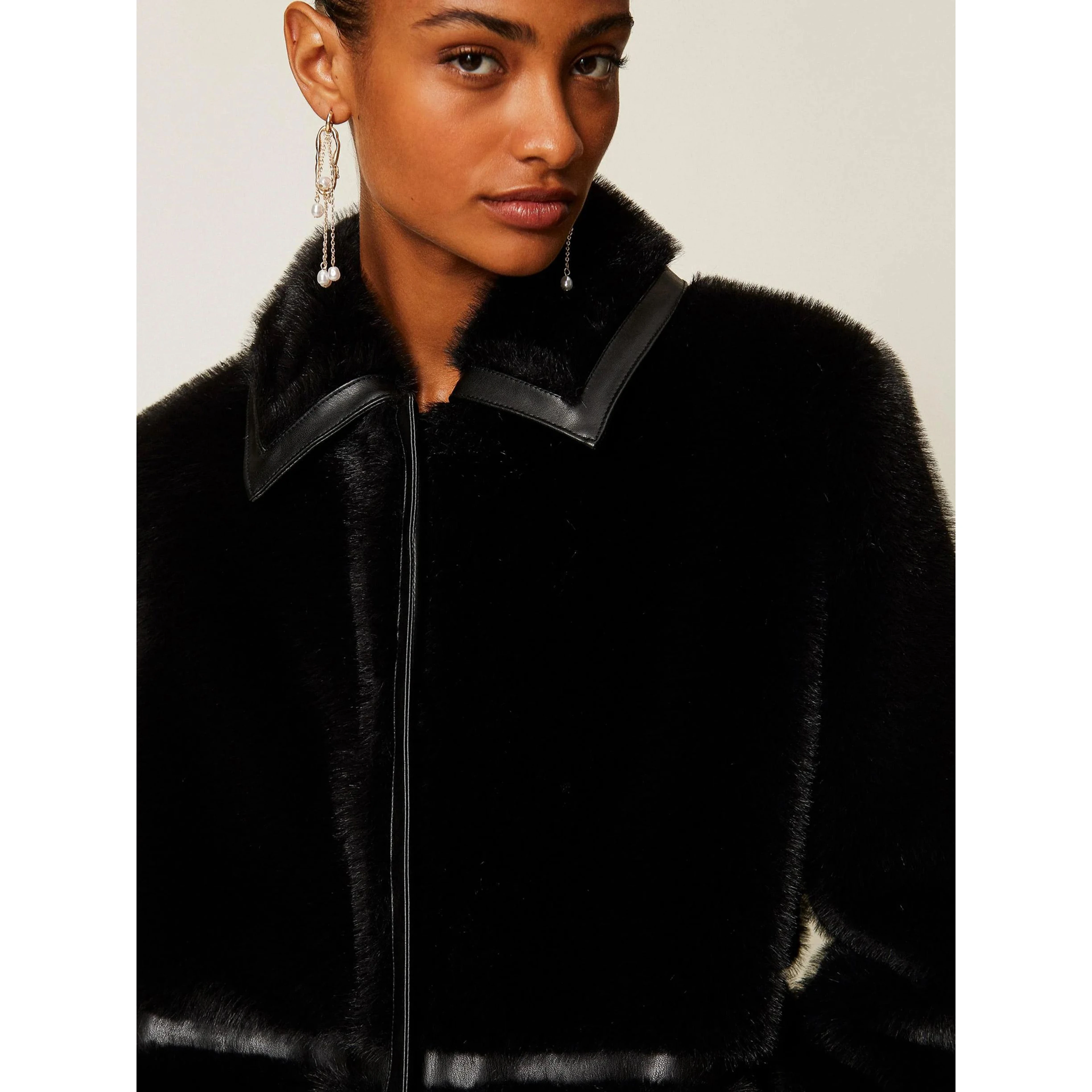 TWINSET fur coat