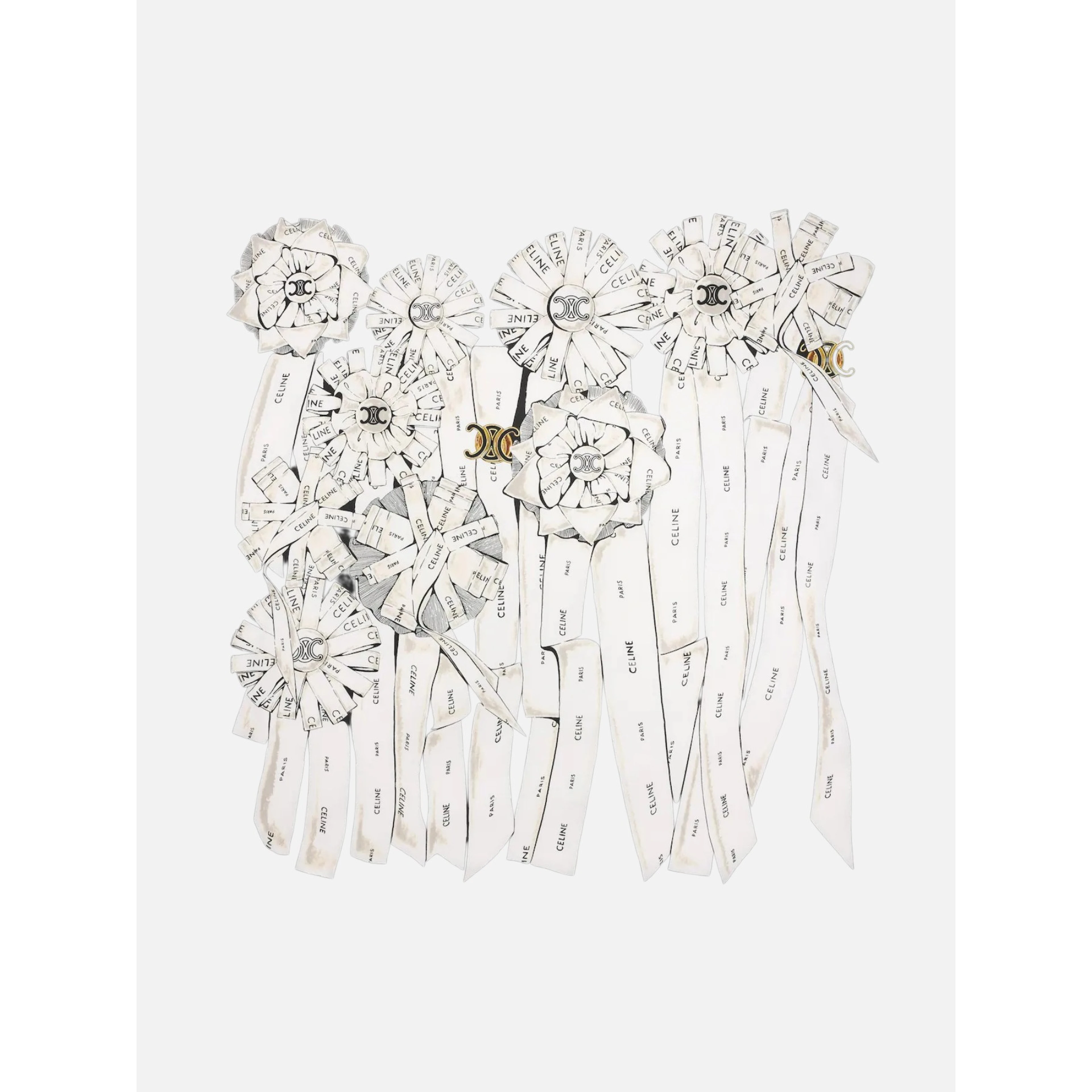 CELINE scarf