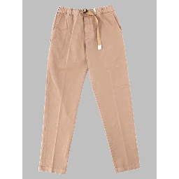 Pantalone In Cotone Con Cintura