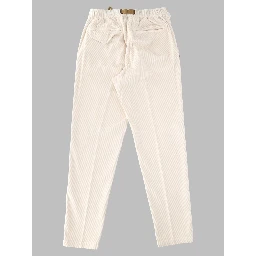 Pantalone In Cotone Con Cintura