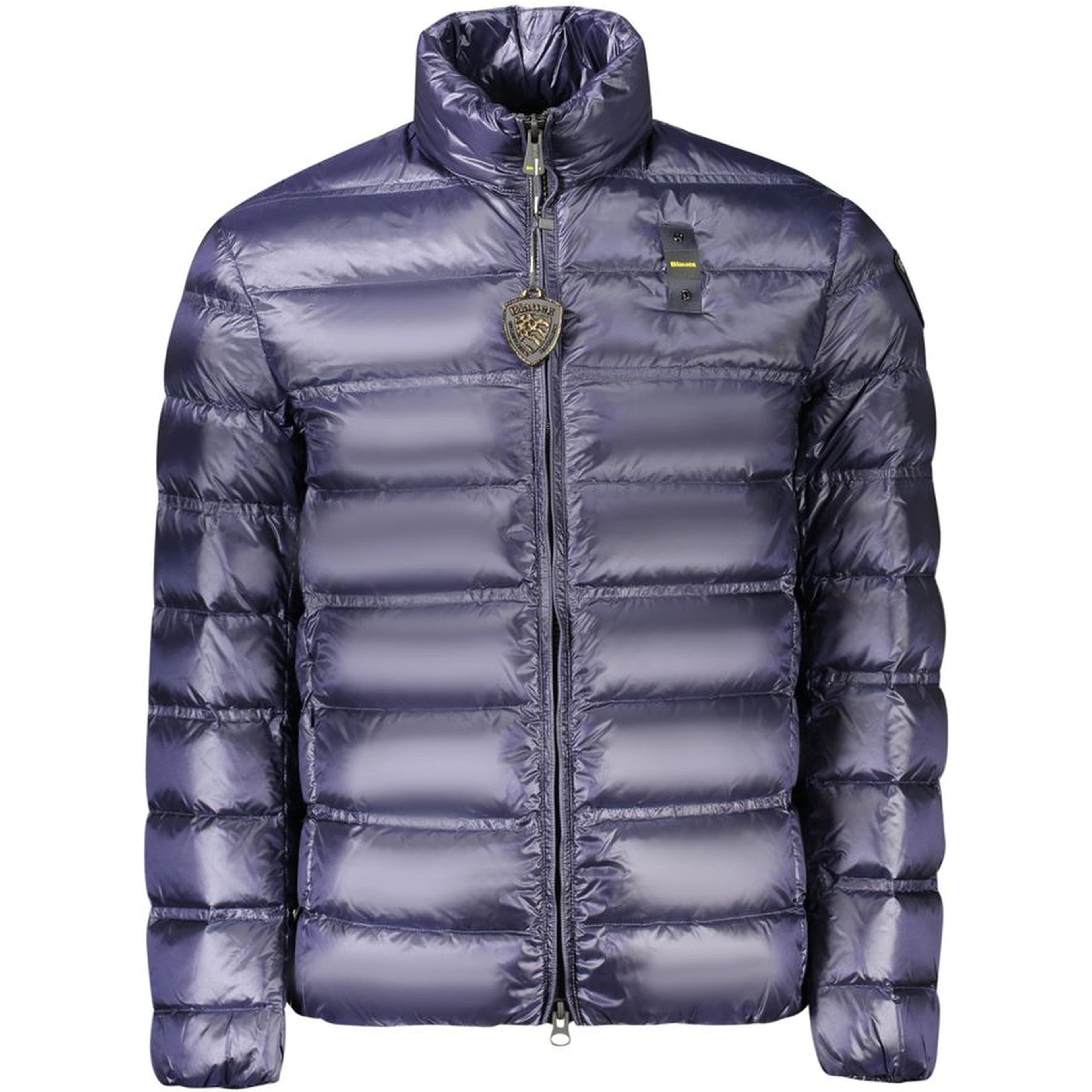 Blue Polyamide Men Jacket